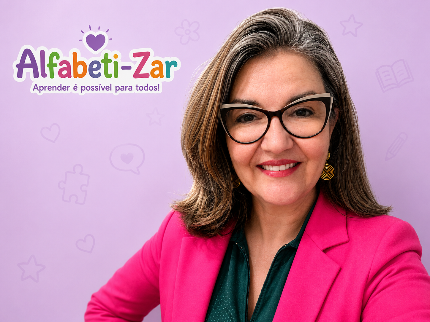 Rosana Pereira, criadora do Projeto Alfabeti-Zar