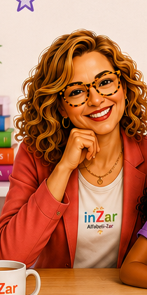 Rô — personagem que representa Rosana no universo Alfabeti-Zar